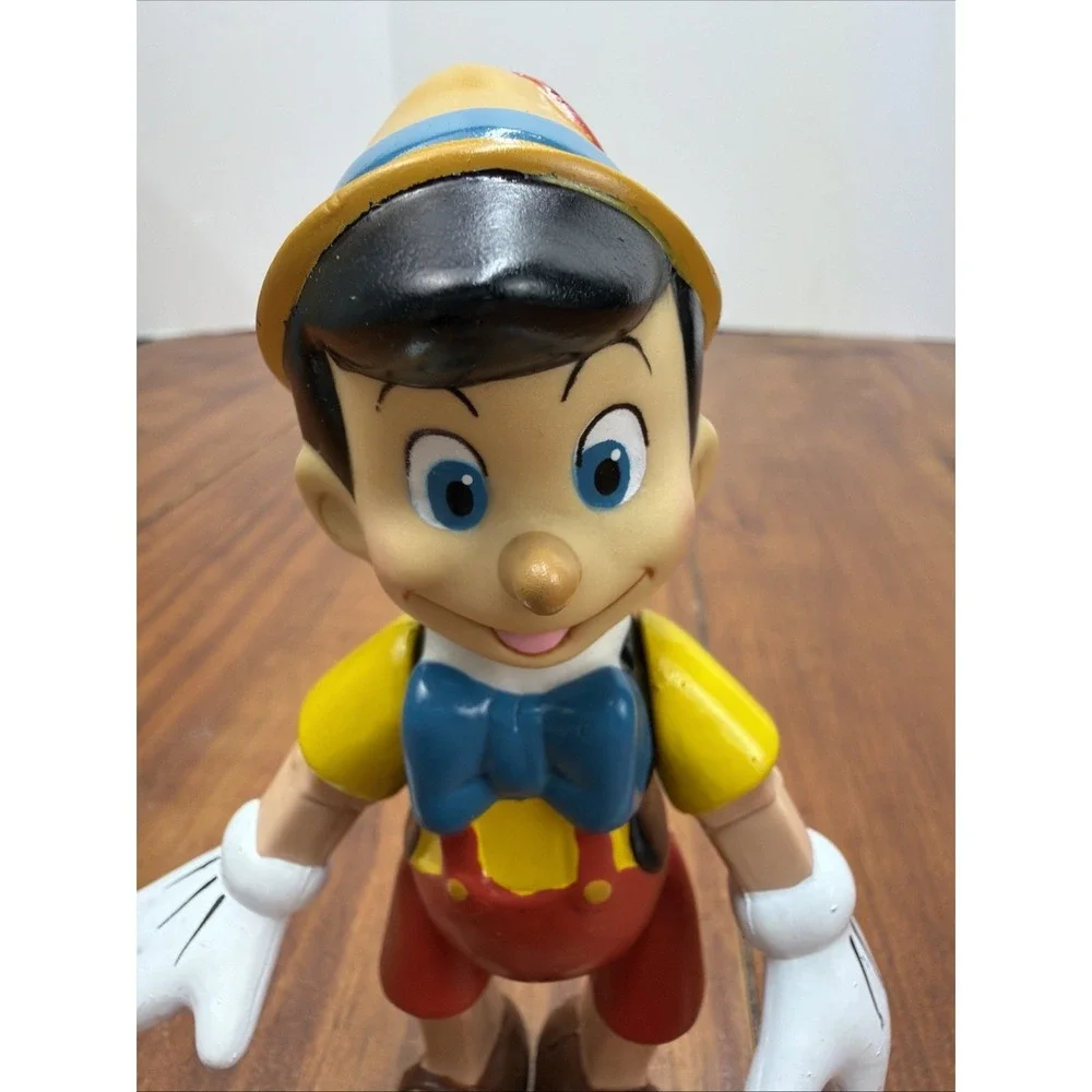 Disney Vintage Pinocchio Articulated Figure  Movable Plastic Toy